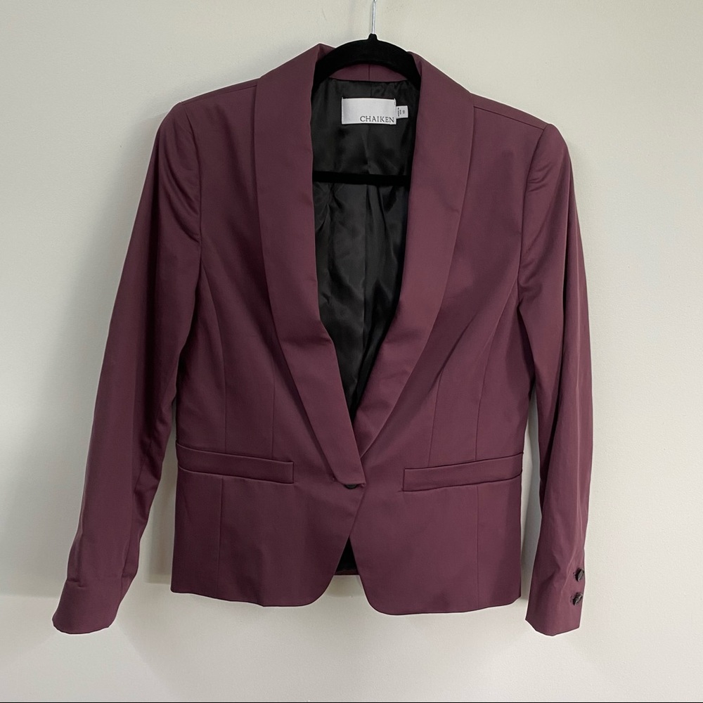 Chaiken Virgin Wool Carolina Blazer Jacket